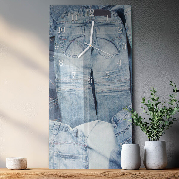 Vertical wall clock Pants