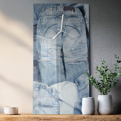 Vertical wall clock Pants