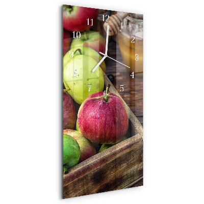 Vertical wall clock Apple