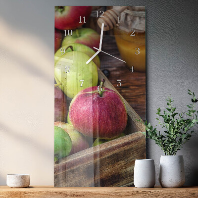 Vertical wall clock Apple