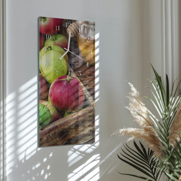 Vertical wall clock Apple