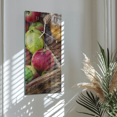 Vertical wall clock Apple