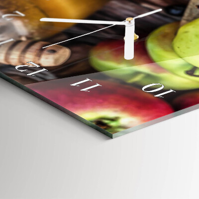 Vertical wall clock Apple