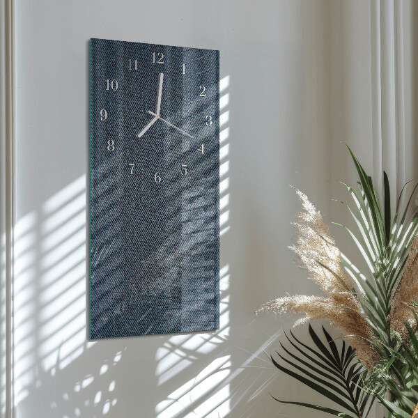 Vertical wall clock Plastic