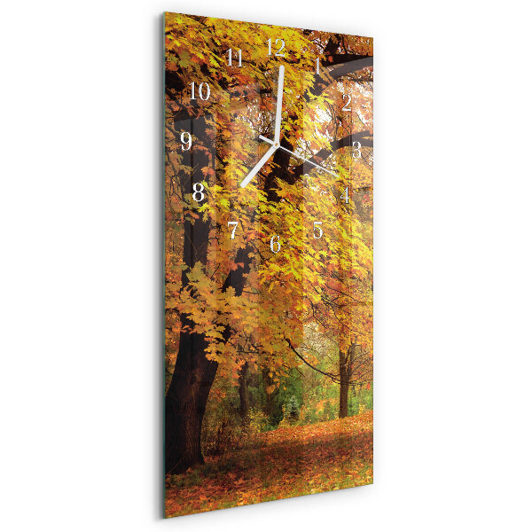 Vertical wall clock Tree