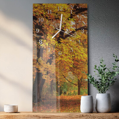 Vertical wall clock Tree