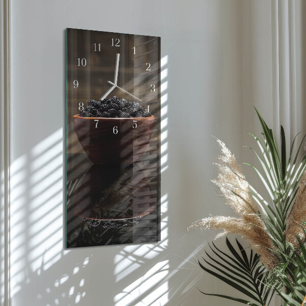 Vertical wall clock Blackberries