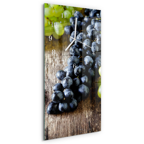 Vertical wall clock Grape