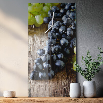 Vertical wall clock Grape