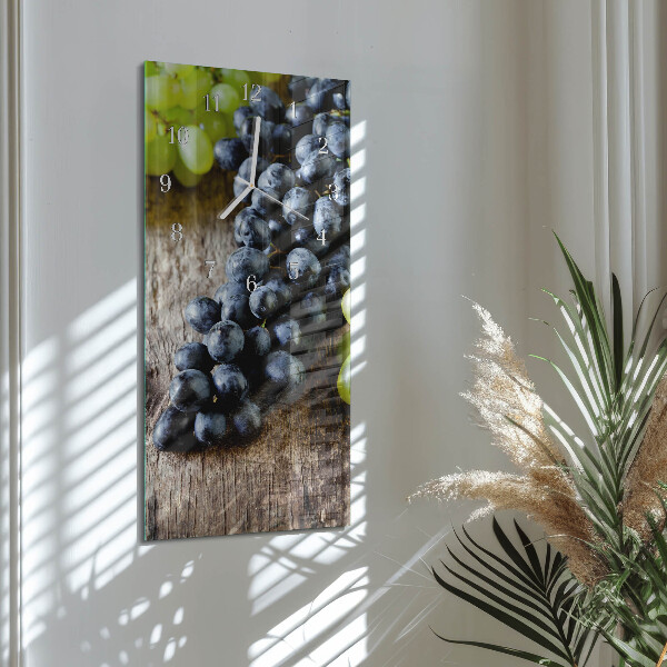 Vertical wall clock Grape