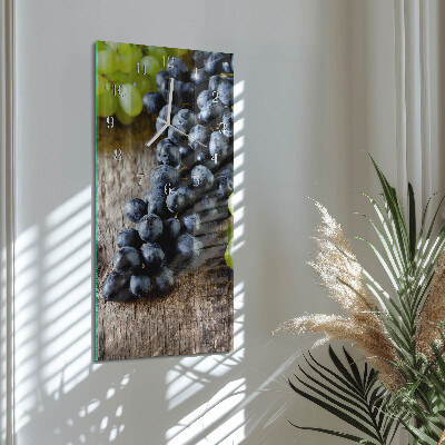 Vertical wall clock Grape