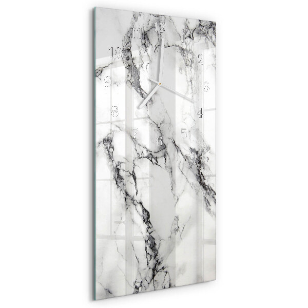 Vertical wall clock Marble