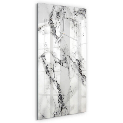 Vertical wall clock Marble