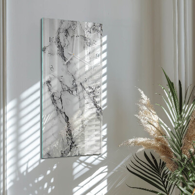 Vertical wall clock Marble