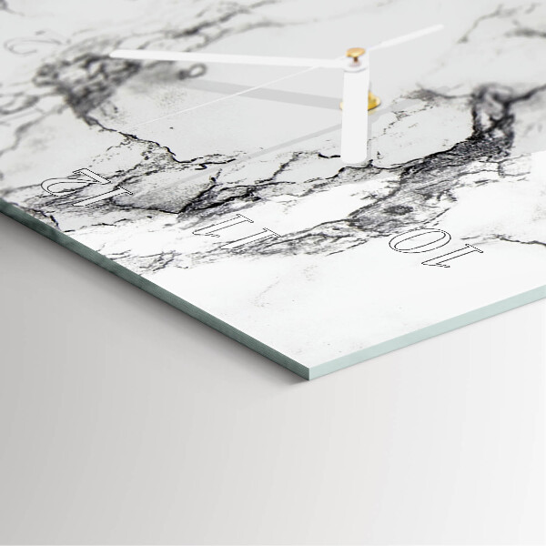 Vertical wall clock Marble