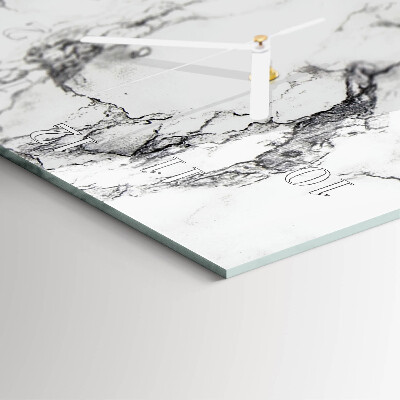 Vertical wall clock Marble