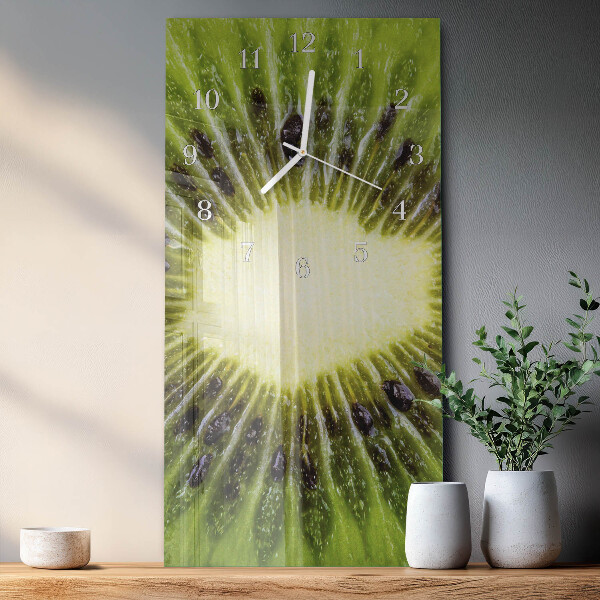 Vertical wall clock Kiwi