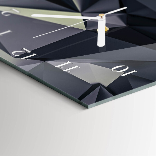 Vertical wall clock Triangles