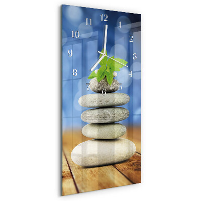 Vertical wall clock Stones
