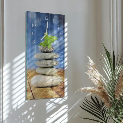 Vertical wall clock Stones
