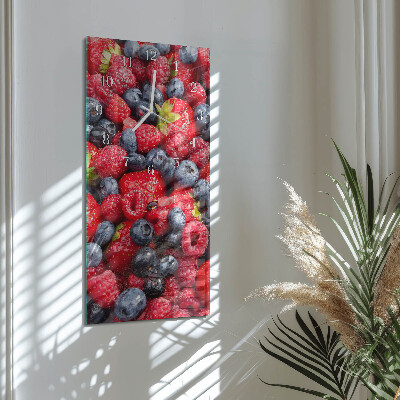 Vertical wall clock Berry Mix