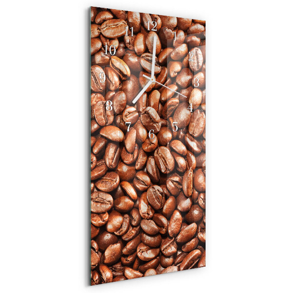 Vertical wall clock Coffee Beans