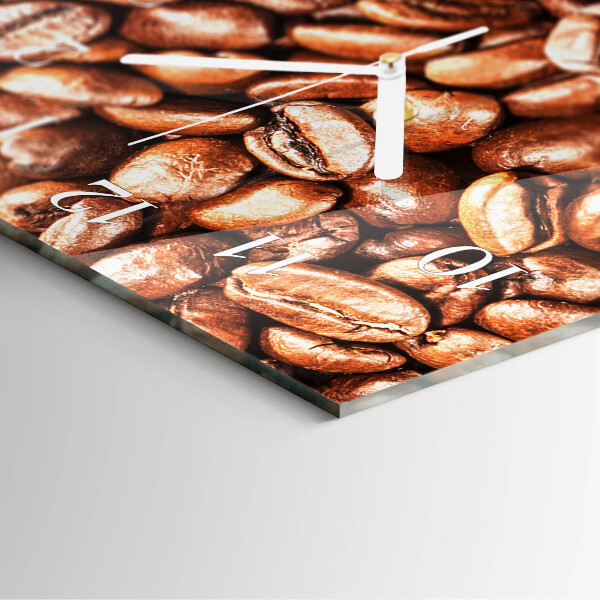 Vertical wall clock Coffee Beans