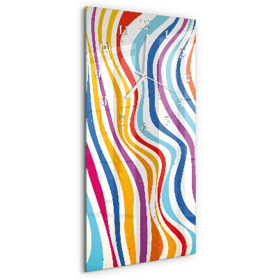 Vertical wall clock Waves