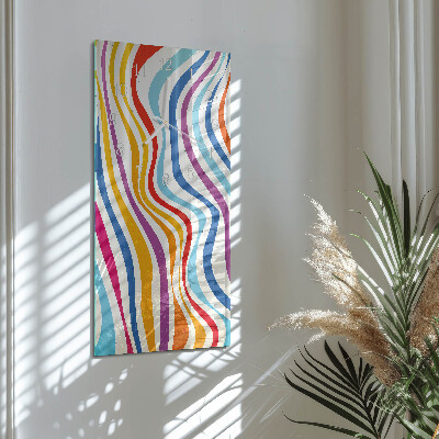 Vertical wall clock Waves
