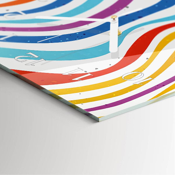 Vertical wall clock Waves