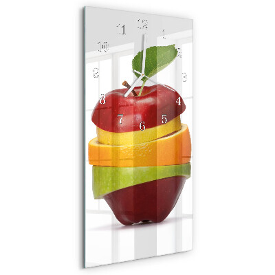 Vertical wall clock Fruit