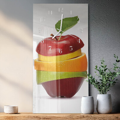 Vertical wall clock Fruit