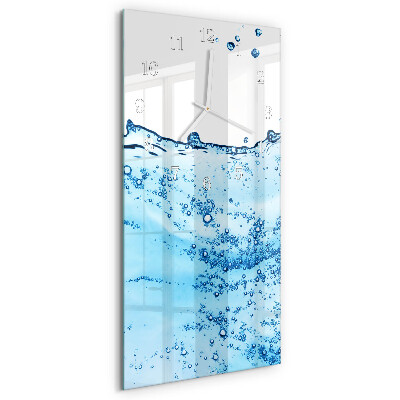 Vertical wall clock Water