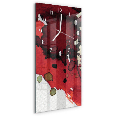 Vertical wall clock Stains