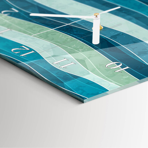 Vertical wall clock Waves