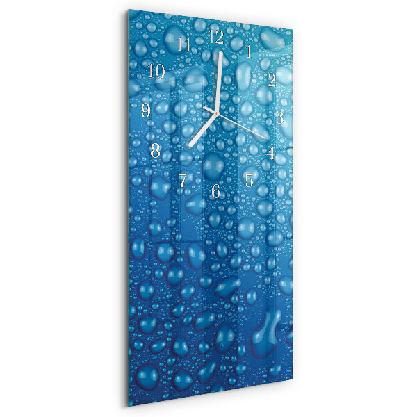 Vertical wall clock Drop of Water