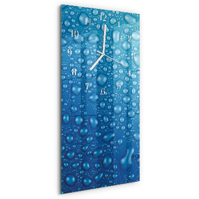 Vertical wall clock Drop of Water