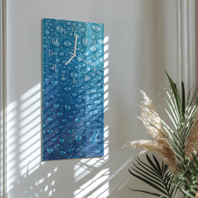 Vertical wall clock Drop of Water