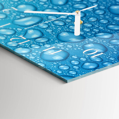 Vertical wall clock Drop of Water
