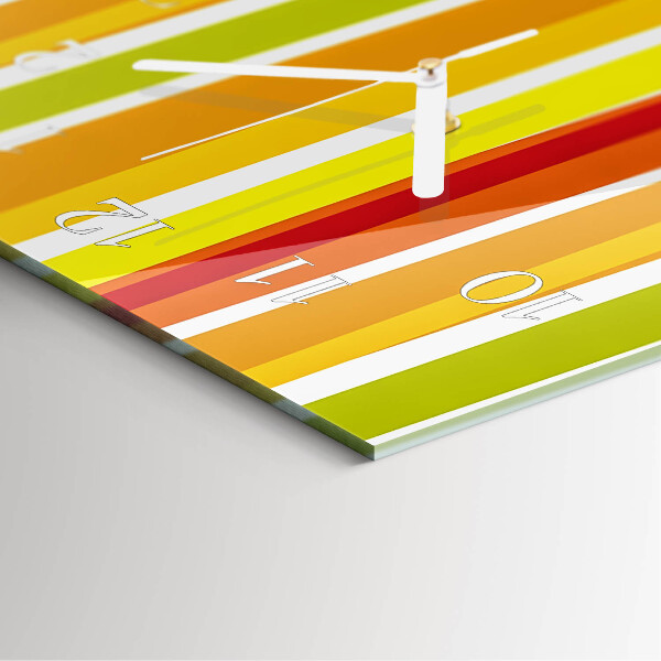 Vertical wall clock Stripes