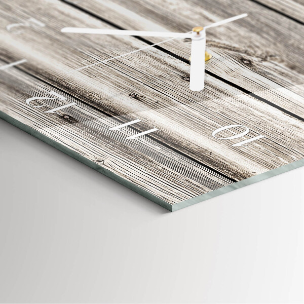 Vertical wall clock Wooden Strips