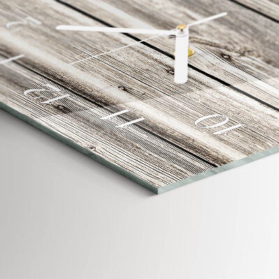 Vertical wall clock Wooden Strips