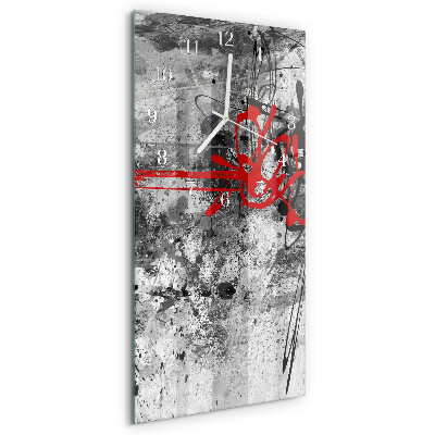 Vertical wall clock Piece