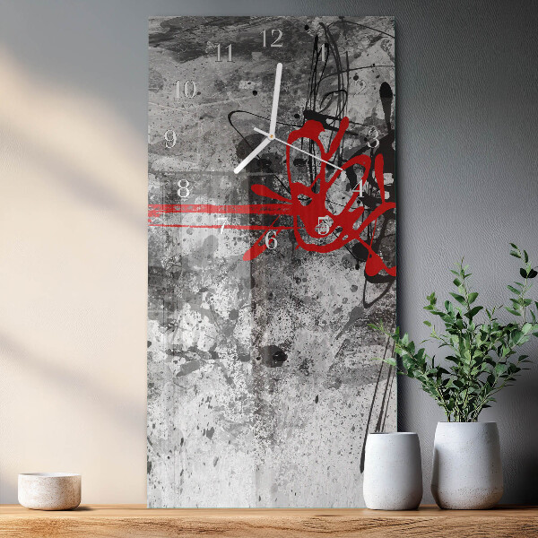Vertical wall clock Piece