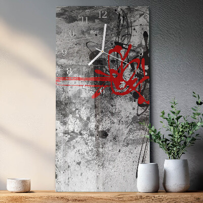 Vertical wall clock Piece