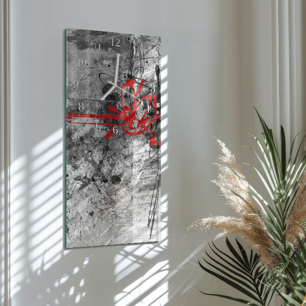 Vertical wall clock Piece