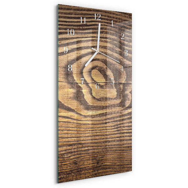 Vertical wall clock Wood