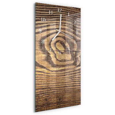 Vertical wall clock Wood