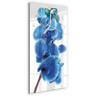 Vertical wall clock Orchid