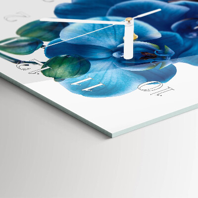 Vertical wall clock Orchid